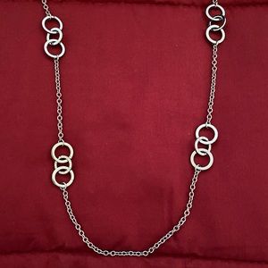 Gap Long Silver Necklace